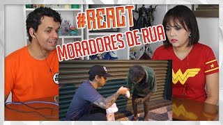 REACT AJUDANDO MORADORES DE RUA ‹ ESPECIAL DE ANO NOVO › inventonahoratv [upl. by Gonzales]