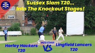 Horley Hackers On Fire Sussex Slam T20 Cricket Highlights Horley Hackers vs Lingfield Lancers [upl. by Anais]