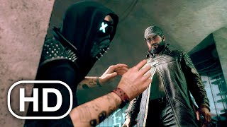 Aiden Pearce Meets Wrench Scene 4K ULTRA HD  Watch Dogs Legion Bloodline Cinematic [upl. by Ellehsem632]