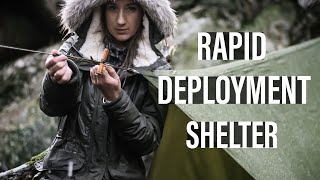 RAPID DEPLOYMENT SHELTER  How to prepare and set up a rapid deployment shelter [upl. by Nujra]