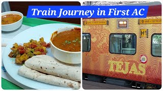 Tejas Rajdhani  Mumbai to Delhi Journey in First AC  Train Travel [upl. by Ladnar762]