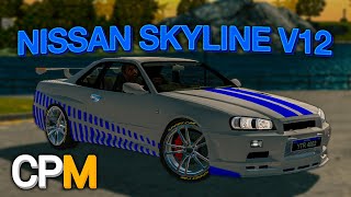 Gearbox V12 Nissan Skyline GTR R34 Atualizada  Car Parking Multiplayer [upl. by Romie427]