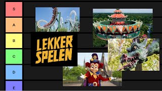 Lekker Spelen  Timons Efteling Attracties Tierlist [upl. by Vi315]