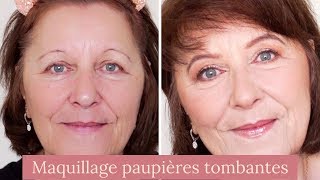 Maquillage pour paupieres tombantes [upl. by Birkett]