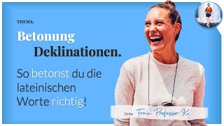 Betonung Muttersprache EUDA So betonst du lateinische Wörter  EINFACH entspannt Latein schaffen [upl. by Philipines]