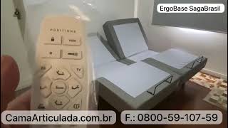 Cama Articulada com o controle mais completo do Brasil ErgoBase Saga Brasil 08005910759 [upl. by Oetsira]