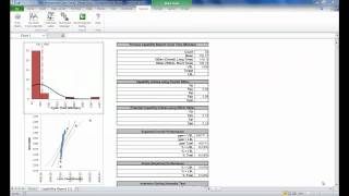 Create A Capability Combination Report For Nonnormal Data In Excel Using SigmaXL [upl. by Kape]