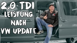 OKChiptuning  VW Caddy 140PS TDI  Abgasskandal Leistungsmessung [upl. by Notfol]