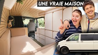 Mon aménagement parfait dans un petit van  VW T5 VANTOUR [upl. by Haslett149]