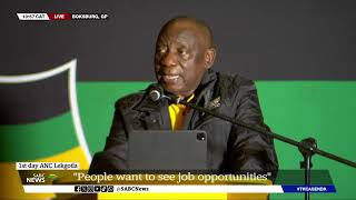 ANC Lekgotla  President Cyril Ramaphosa opens the partys gathering [upl. by Mirella]