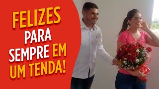 Vistoria com pedidosurpresa de casamento apê novo vida nova [upl. by Cyrille342]