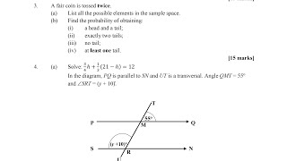 BECE 2024 Mathematics Sample Questions [upl. by Calesta]