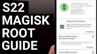 Easy Samsung Galaxy S22 Root Tutorial with Magisk [upl. by Stander]