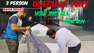 How To Go Decathlon Newtown Store In Kolkata By Bike Buy A 3 person Tent Full Installation Video [upl. by Linn331]