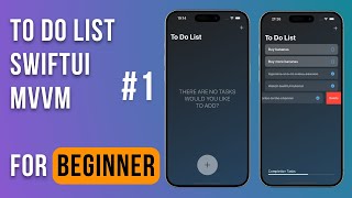 ToDo List на SwiftUI  MVVM  Урок 1 [upl. by Lindo229]