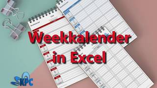 Weekkalender in Excel [upl. by Pascia]