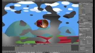 Fade in  Fade OutEffekt  Blender 3D Game Engine Tutorial [upl. by Ztnaj]