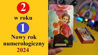 2 w 1  Nowy rok numerologiczny 2024  tarot horoskop czytanie tarota TarotEsme [upl. by Draude]