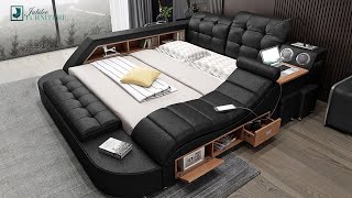 Hariana Tech Smart Ultimate Bed  All In One Bed  Jubilee Furniture [upl. by Eisinger]