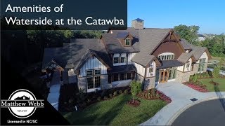 Aerial Tour Amenities of Waterside at the Catawba [upl. by Riek]