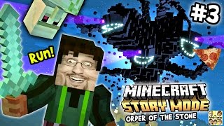 Lets Play Minecraft Story Mode 3 Stop Playing Around Duddy Episode One The Order of the Pizza [upl. by Hayse]