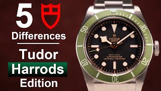 Tudor Harrods Black Black Bay Heritage 79230G Review amp Unboxing Rolex Kermit Submariner Alternative [upl. by Jehias]