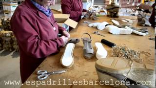 MAKING ESPADRILLES Espadrilles Barcelona [upl. by Justin]