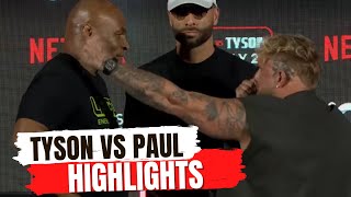 Mike Tyson vs Jake Paul Press Conference HIGHLIGHTS [upl. by Andromada295]