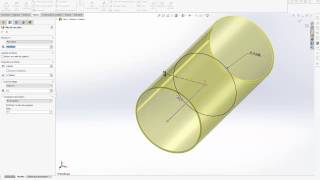 Solidworks piquage sur tube [upl. by Barram]