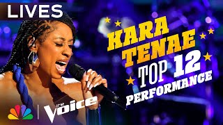 Kara Tenae performs quotLovequot by Keyshia Cole  The Voice Lives  NBC [upl. by Sneed]