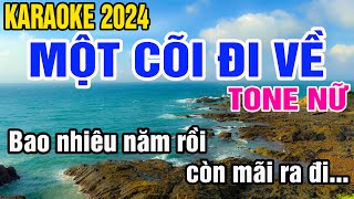 Một Cõi Đi Về Karaoke Tone Nữ Nhạc Sống gia huy beat [upl. by Kamaria217]