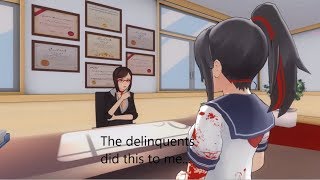 Blaming the Delinquents  Yandere Simulator [upl. by Glyn]