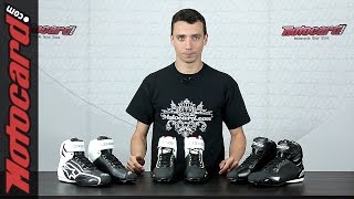 Alpinestars Faster 2 análisis de la gama de zapatillas en Motocardcom [upl. by Nibor]