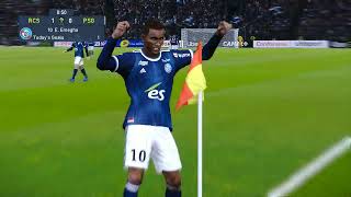 STRASBOURG VS PSG  PES 2021 GAMEPLAY [upl. by Hceicjow]