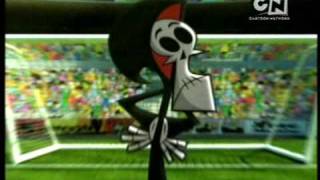 Grim Adventures Of Billy amp Mandy Bumpers  Grim gets hit in face Euro 2008 [upl. by Sura]