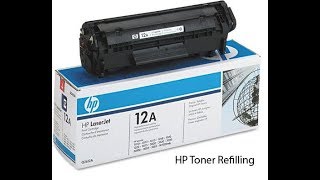 How To Refill 12A Toner Cartridge [upl. by Mall]