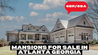 Mansions for Sale in Atlanta Georgia Luxury Real Estate  Your Dream Mansion in Atlanta Ga [upl. by Ymas]