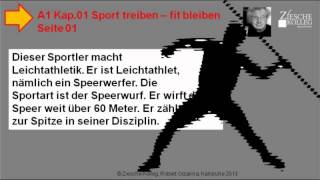 A1 HöruLesetext Sport treiben  fitbleiben S05 [upl. by Aylatan86]