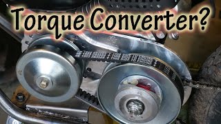 Best Mini Bike upgrade Gambler Mini Bike Build adding a Torque Converter or CVT [upl. by Aiak]