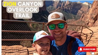 Conquering Zion Canyon Overlook Trail with Our Best Friends [upl. by Cralg]