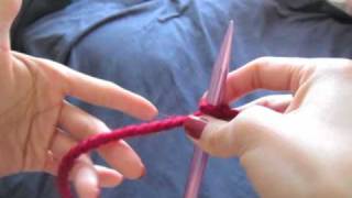 Knitting How To Cast On Casting On Step By Step Tutorial [upl. by Amhser]