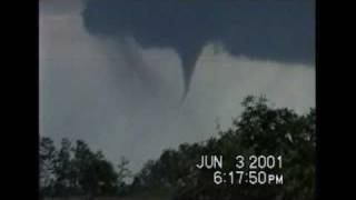 Tornado Near Orlando Florida  Narcoosee  June 3 2001 [upl. by Isleen]