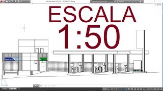 COMO COLOCAR SEU DESENHO NA ESCALA 150 NO AUTOCAD  How to set scale in AutoCad [upl. by Maressa]