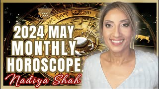 ♒️ Aquarius May 2024 Astrology Horoscope by Nadiya Shah [upl. by Eikcid862]