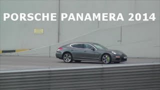 Der neue PORSCHE PANAMERA 2014 auf der Teststrecke  on test track [upl. by Lebyram]