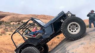 Classic 4x4s on Moabs Hells Revenge nd Potato Salad Hill During Easter Jeep Safari 2024 [upl. by Samantha]