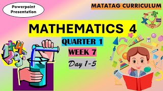 Mathematics 4 Matatag Curriculum Quarter 1 Week 7 Day 15 [upl. by Llebanna107]