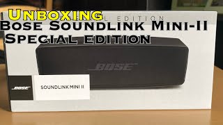 Unboxing Bose Soundlink Mini II  Special Edition [upl. by Poland]