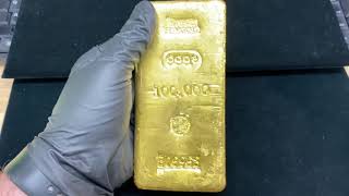 Heraeus Gold Bar  Bullion Exchanges [upl. by Olimac]