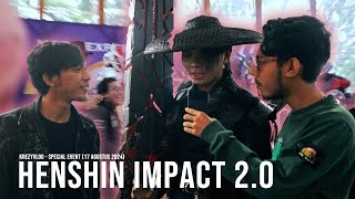 EVENT HENSHIN IMPACT 20  ADA COSPLAYER BAPACK  BAPACK  KVLOG [upl. by Aynad]